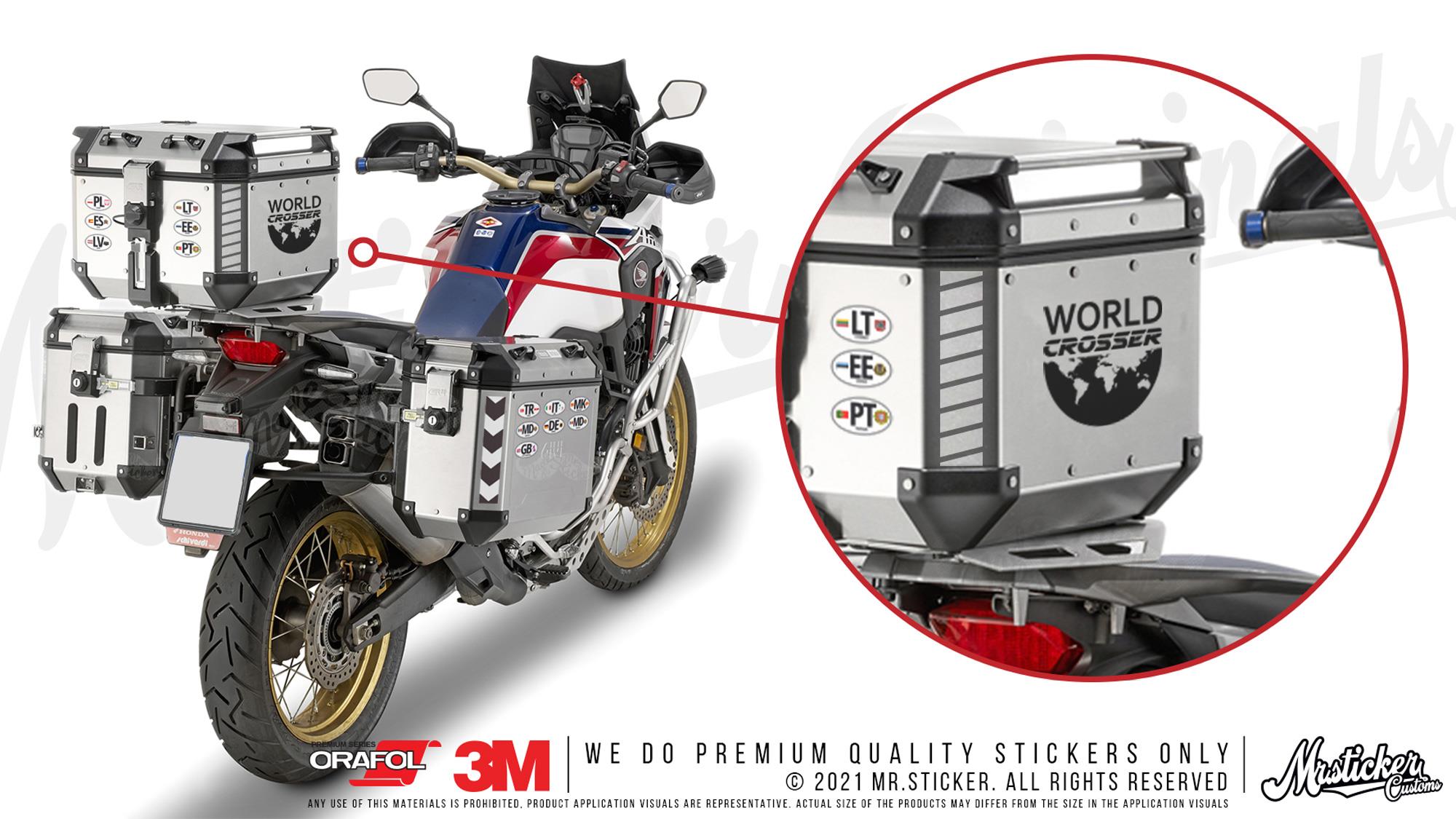 CSE2 World Crosser (Dunyayi Gezen) Yazili Etiket - Renk Seçenekli