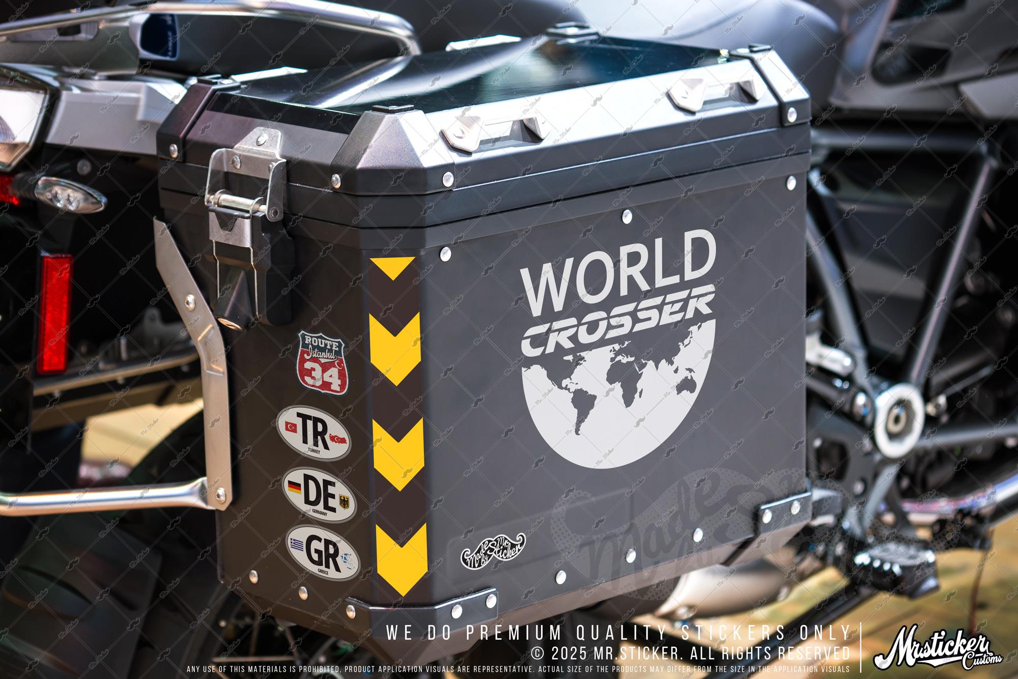 CSE2 World Crosser (Dunyayi Gezen) Yazili Etiket - Renk Seçenekli