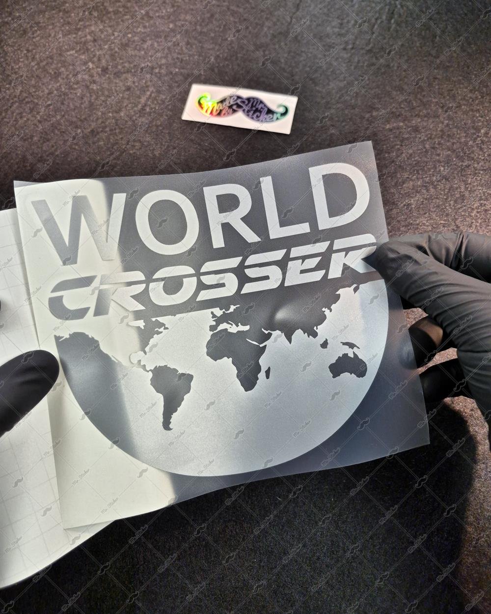 CSE2 World Crosser (Dunyayi Gezen) Yazili Etiket - Renk Seçenekli