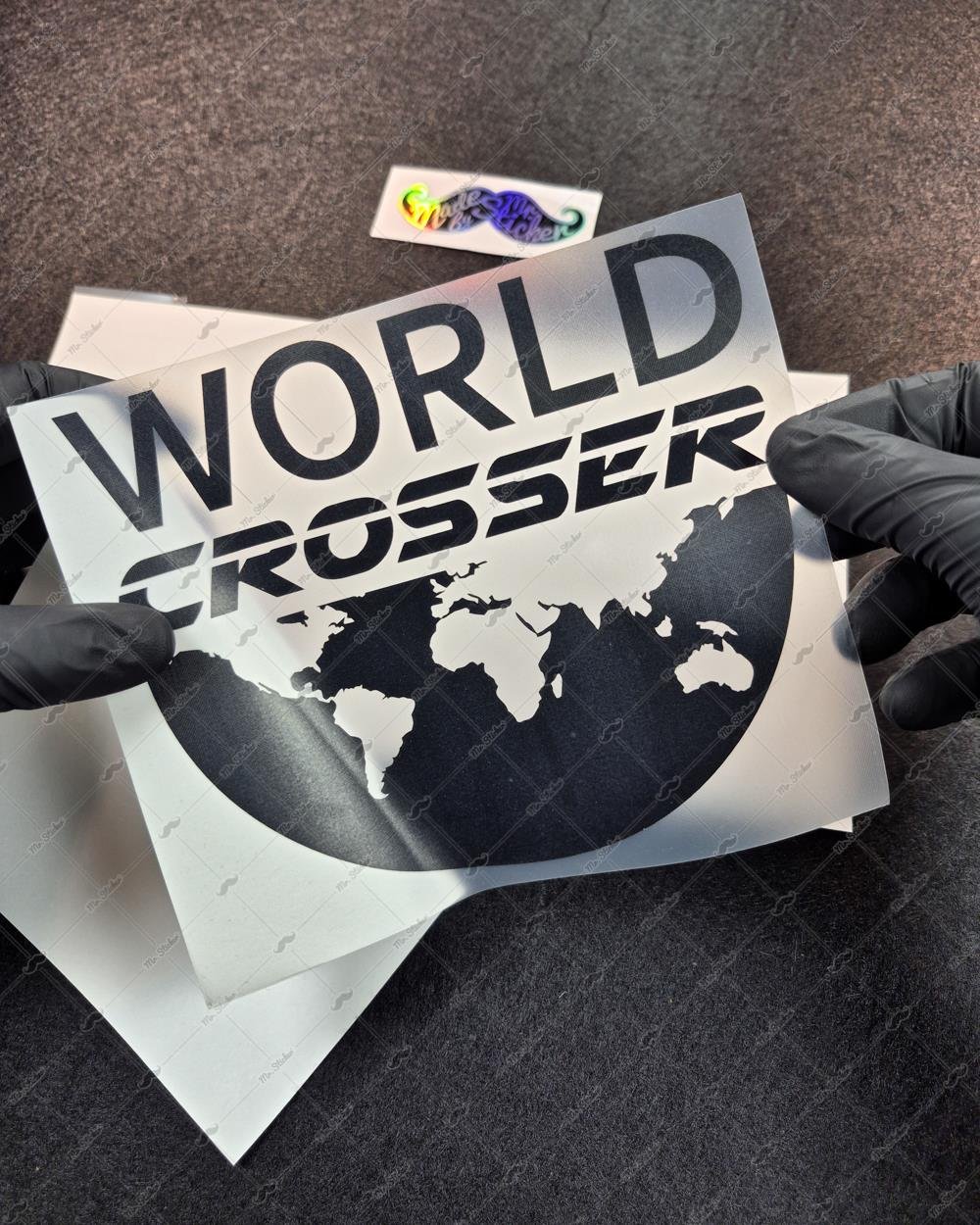 CSE2 World Crosser (Dunyayi Gezen) Yazili Etiket - Renk Seçenekli