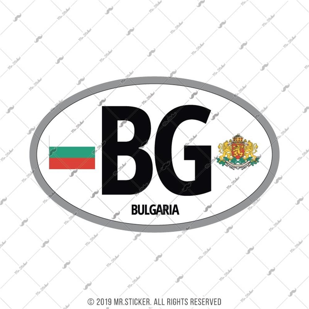 CSE24 Bulgaristan (BG) Reflektif Ulke Etiketi