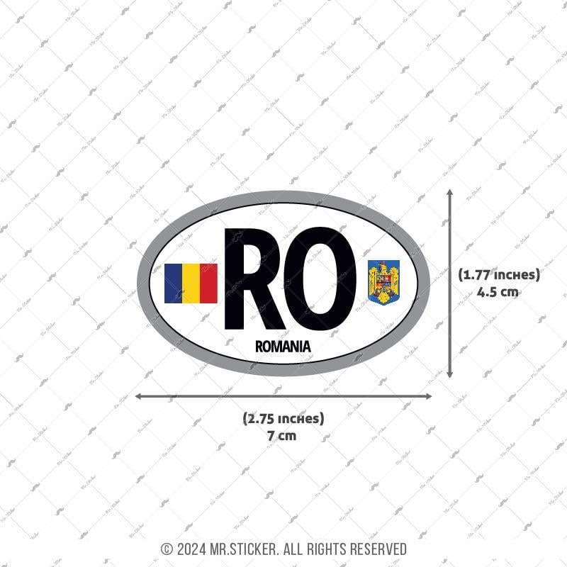 CSE33 Romanya (RO) Reflektif Ulke Etiketi