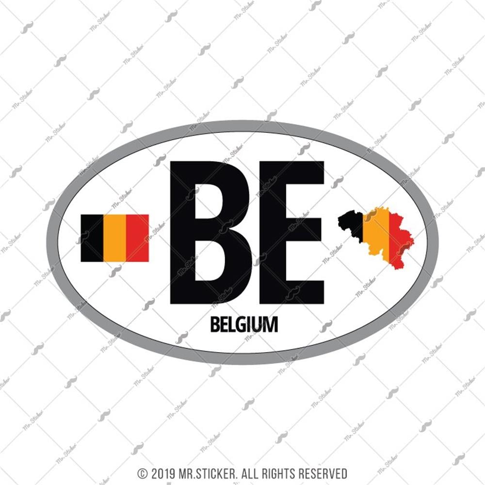 CSE42 Belcika (BE) Reflektif Ulke Etiketi