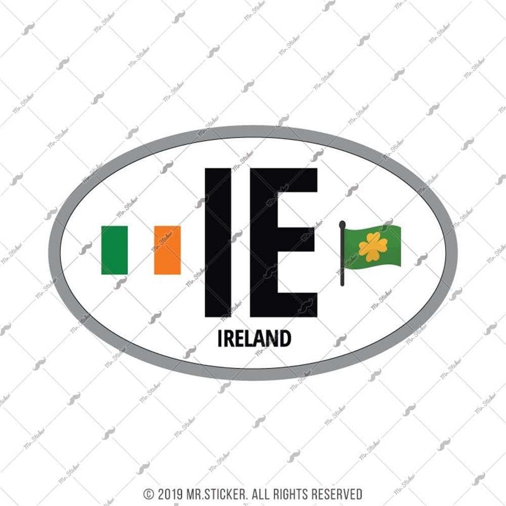 CSE47 Irlanda (IE) Reflektif Ulke Etiketi