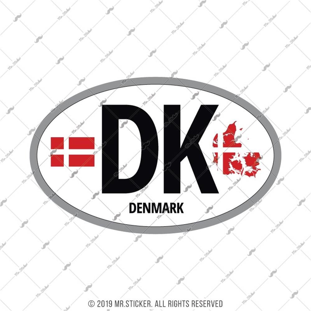 CSE48 Danimarka (DK) Reflektif Ulke Etiketi