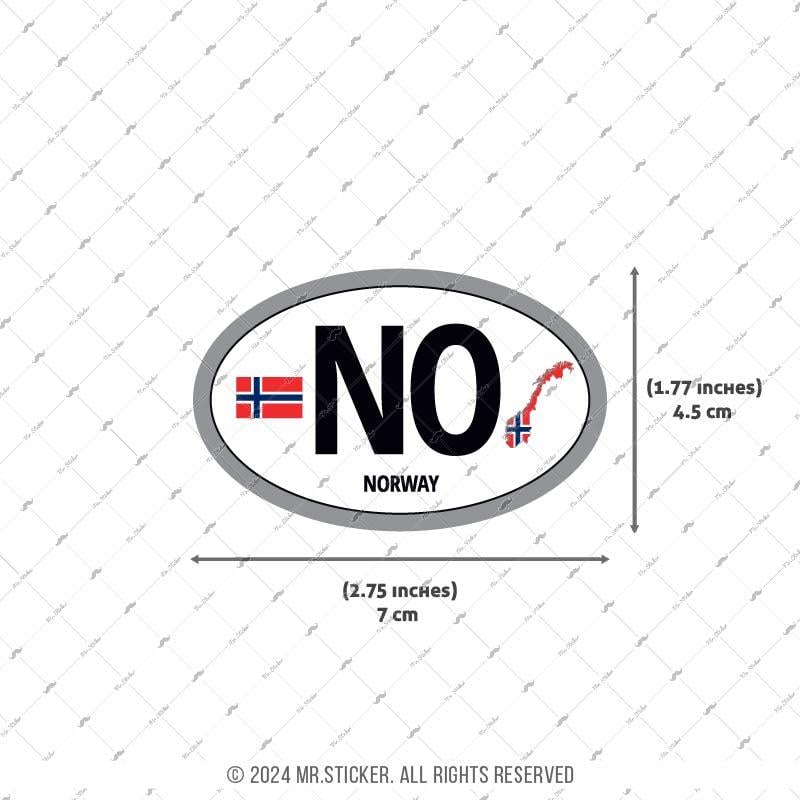 CSE50 Norvec (NO) Reflektif Ulke Etiketi