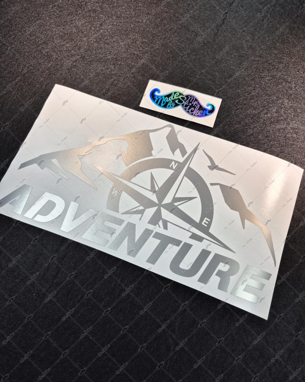 CSE7 Adventure Yazılı Sticker - Renk Seçenekli