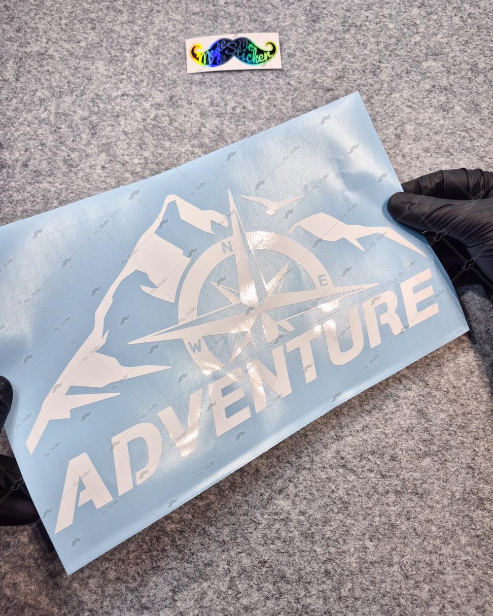 CSE7 Adventure Yazılı Sticker - YÜKSEK YAPIŞKANLI
