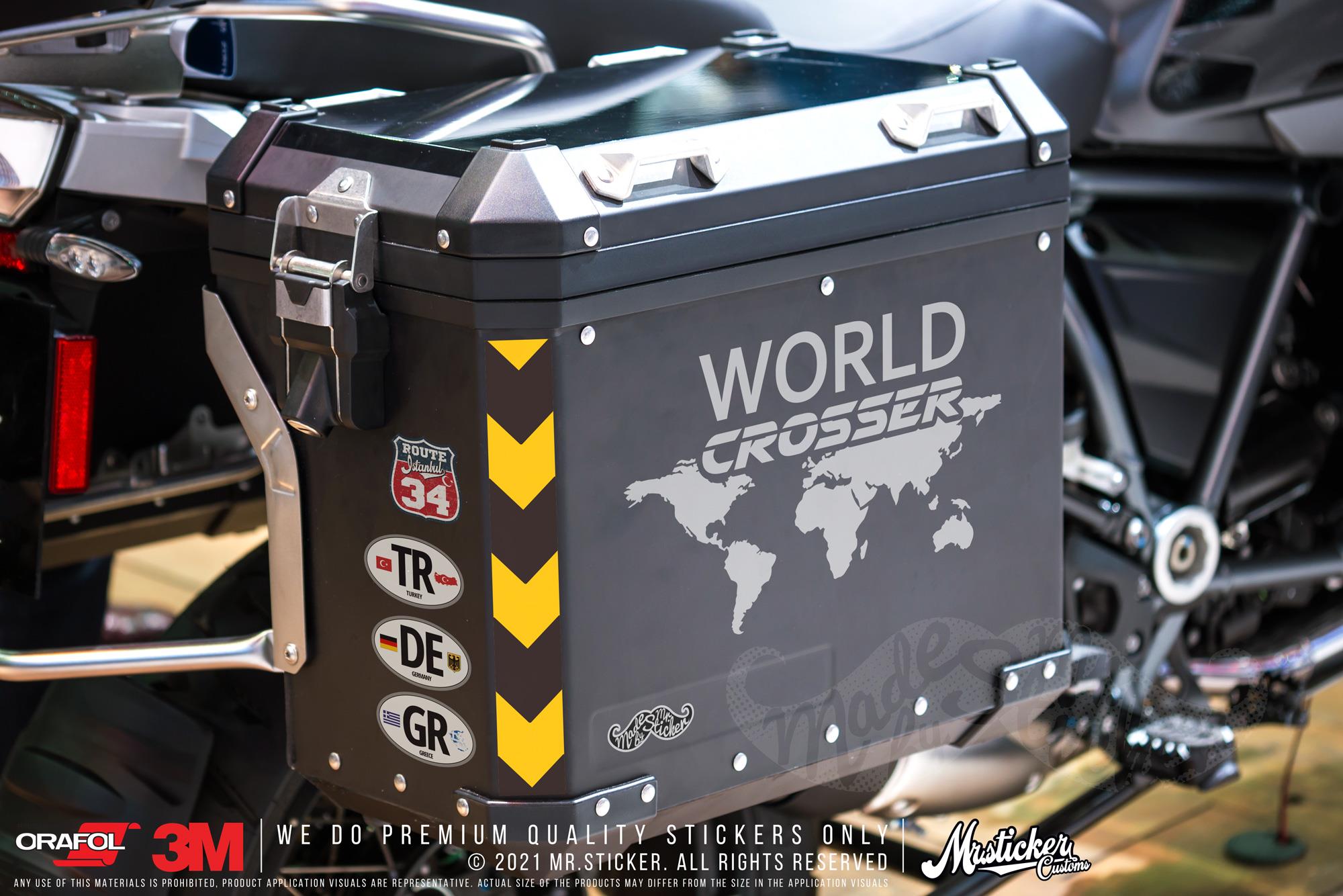 CSE9S İkili Set - World Crosser (Dunyayi Gezen) Etiketi - Mat Gumus Gri