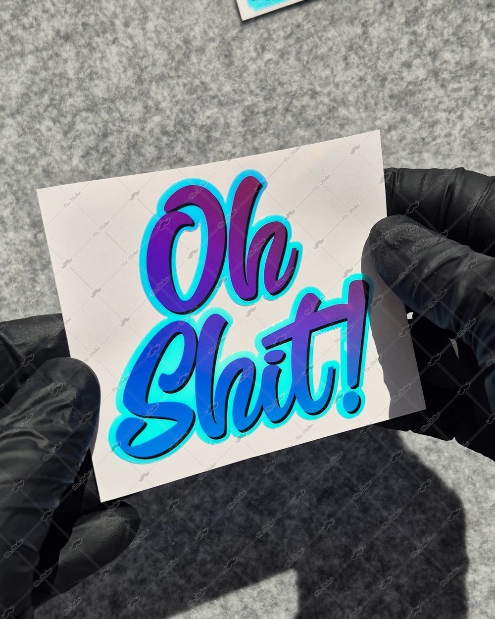 CSFT19 Renk Değiştiren Seri  Oh Shit Yazılı Etiket