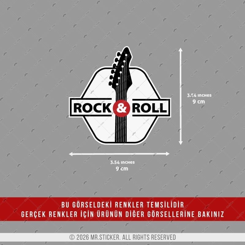 CSFT27 Renk Değiştiren Seri Rock N Roll Etiketi