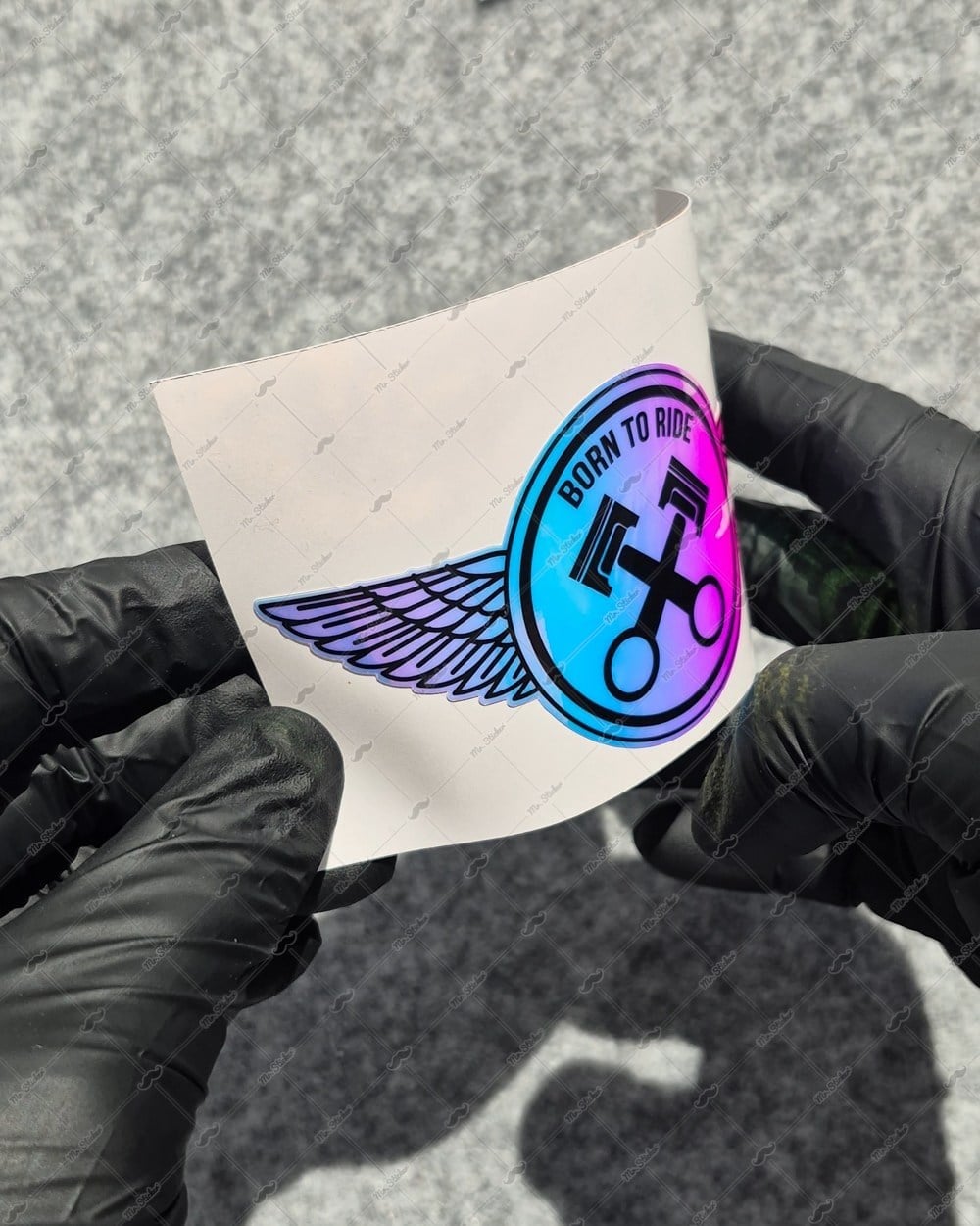 CSFT29 Renk Değiştiren Seri Ride or Die Yazılı Etiket