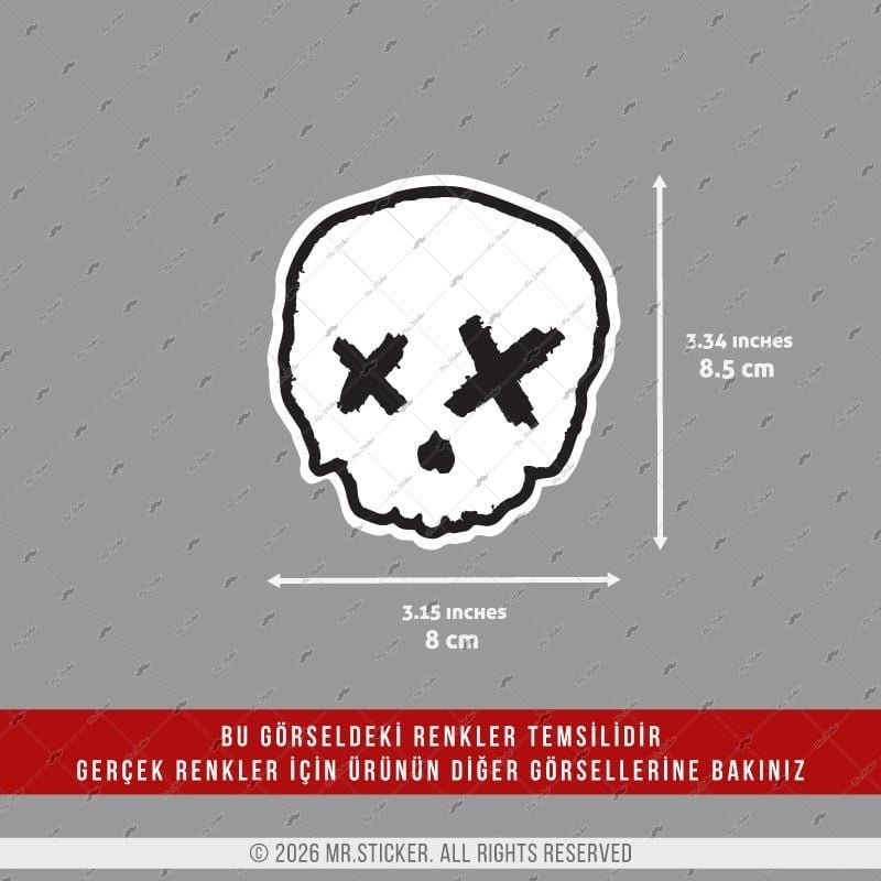CSFT40 Renk Değiştiren Seri Kurukafa Etiketi