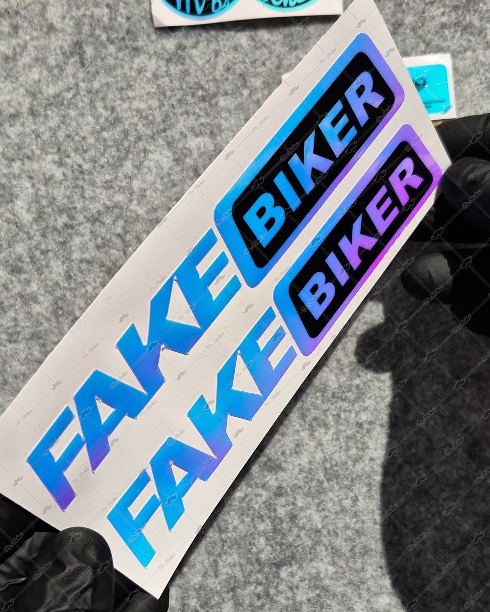 CSFT45 Renk Değiştiren Seri Fake Biker Etiketi 2li Set