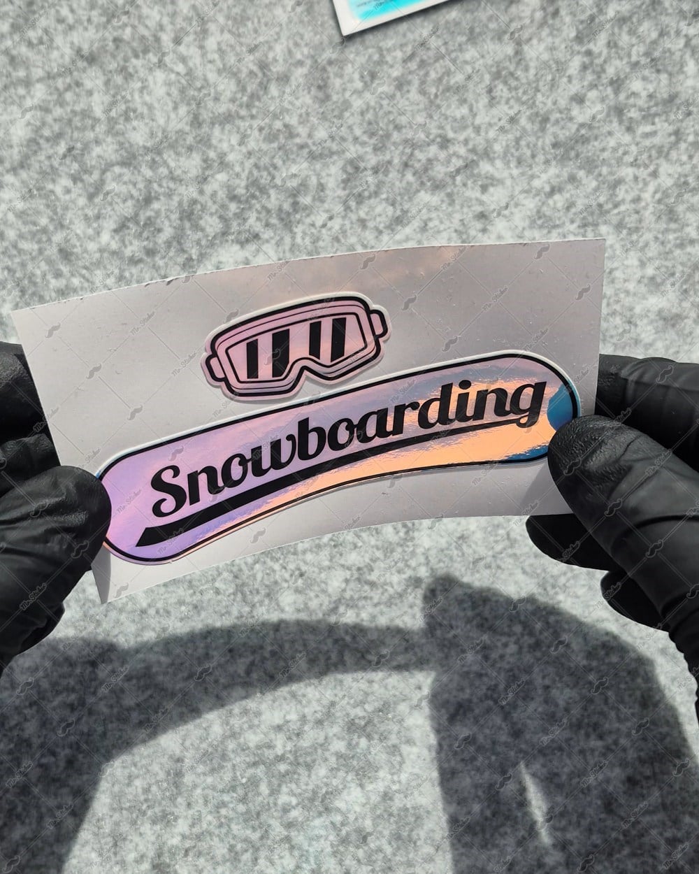 CSFT52 Renk Değiştiren Seri Snowboarding Yazılı Etiket