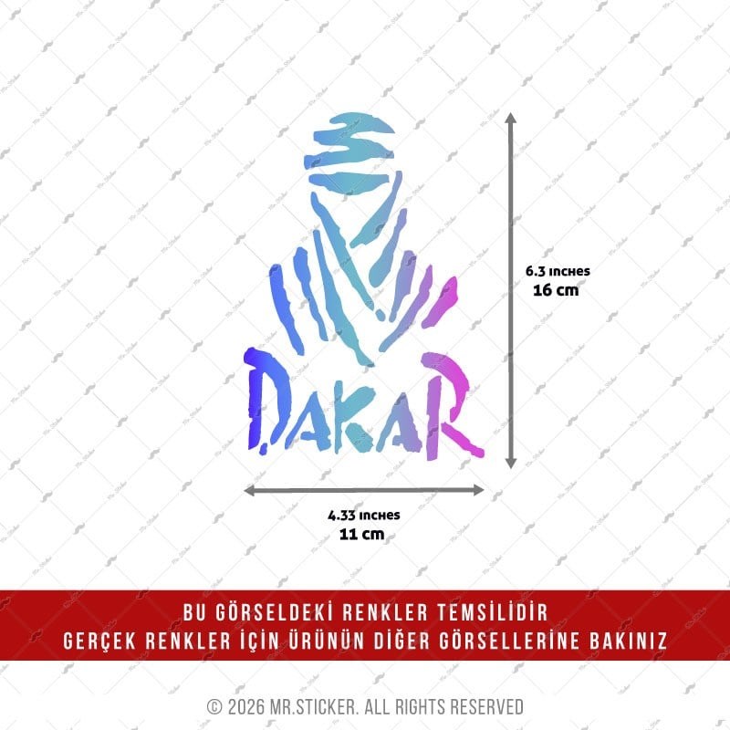 CSFT56 Renk Değiştiren Seri Dakar Etiketi