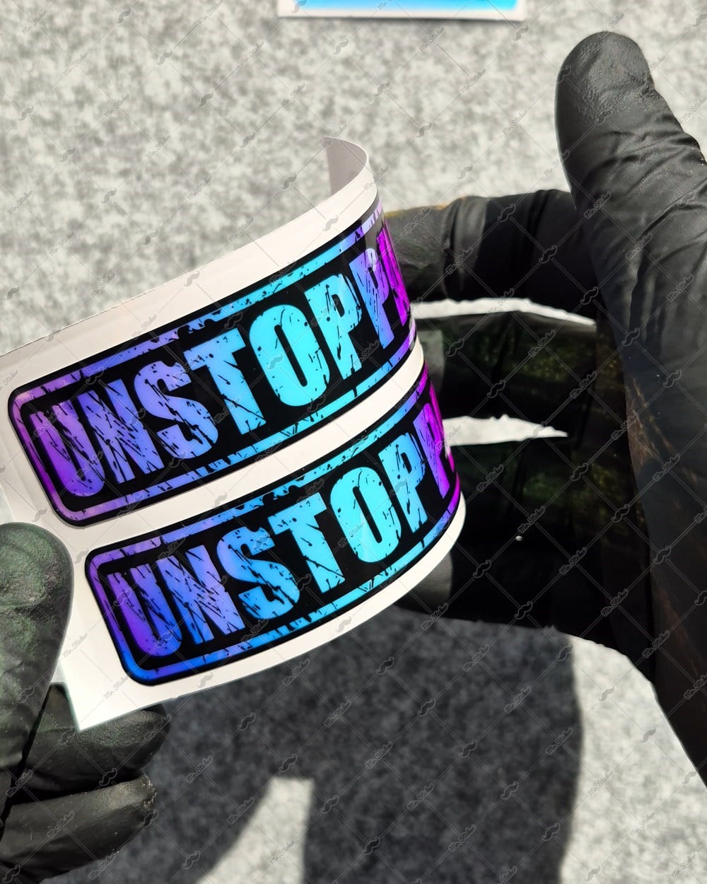 CSFT9 Renk Değiştiren Durdurulamaz (Unstoppable) Yazılı Etiket 2 li Set