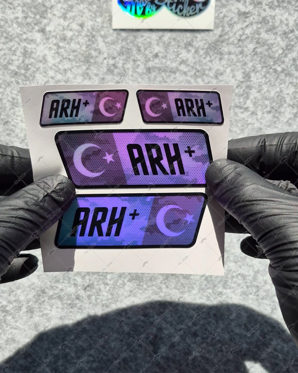 CSFTBT13 A Rh Pozitif (+) Kan Grubu Etiket Seti Renk Değiştiren Seri