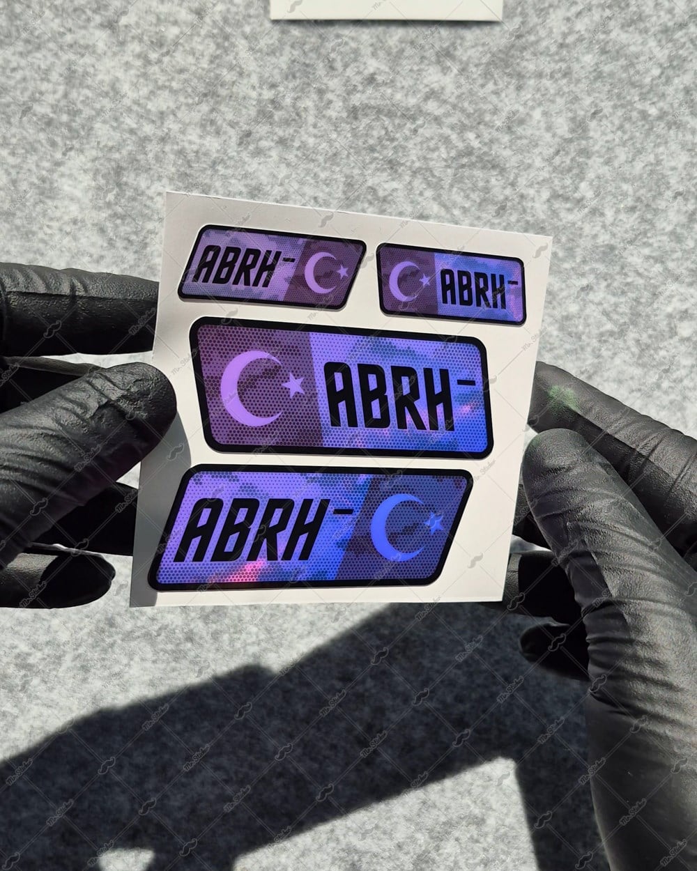 CSFTBT18 AB Rh Negatif (-) Kan Grubu Etiket Seti Renk Değiştiren Seri
