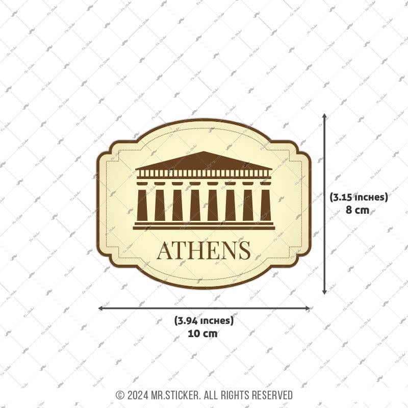 CST11 Athens Yunanistan Etiketi