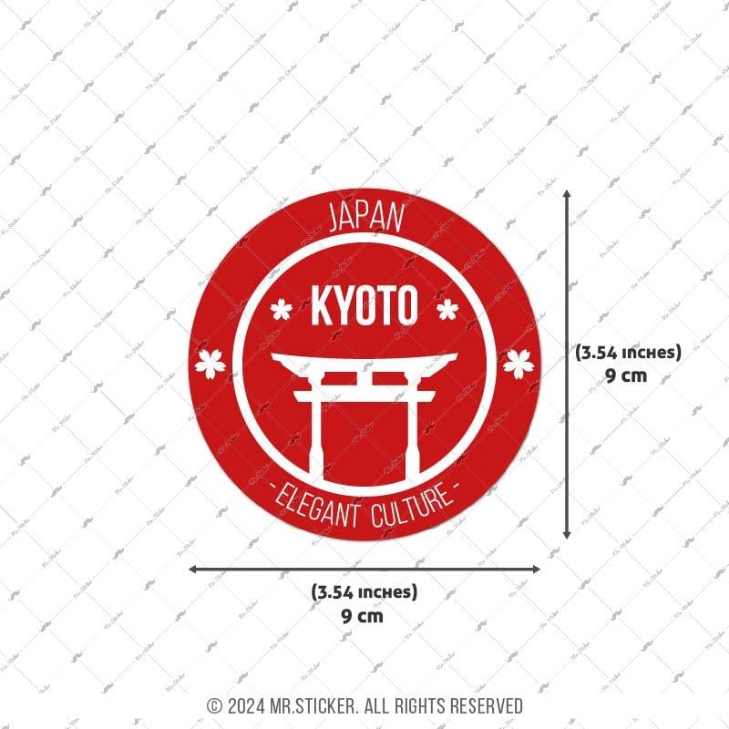 CST24 Kyoto Japonya Etiketi