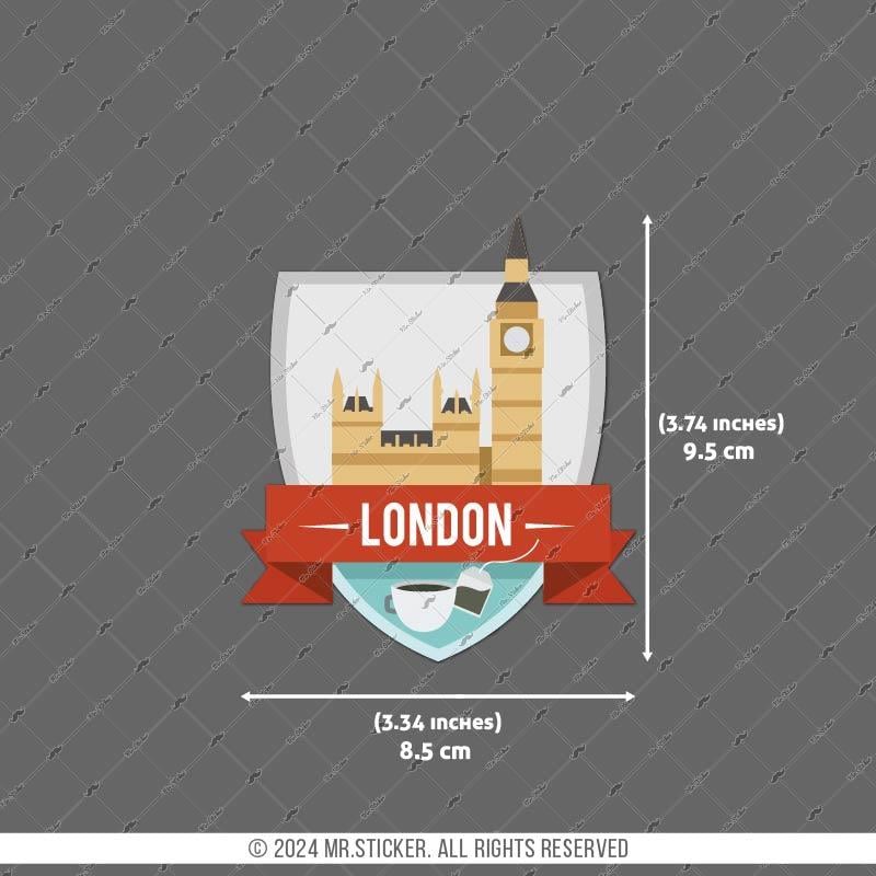CST28 Londra Saat Kulesi Etiketi