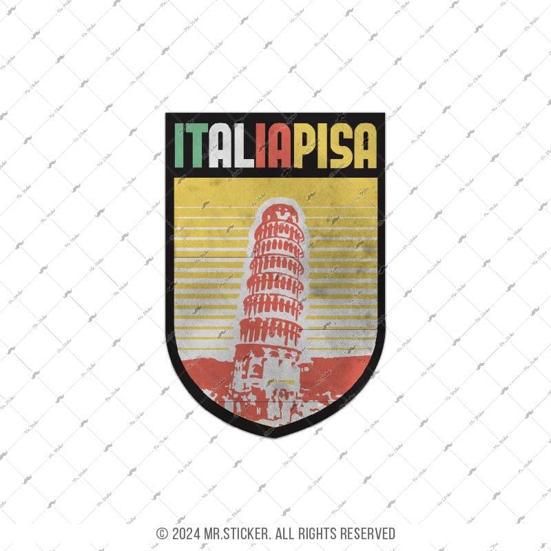 CST3 Eskitme Desenli Italia Pisa Etiketi