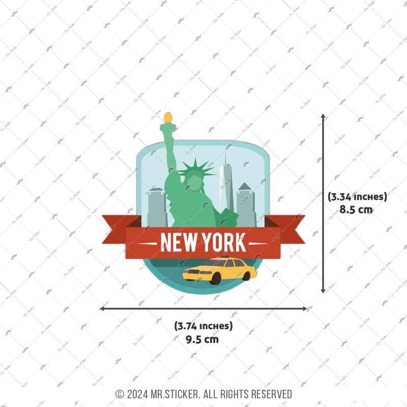 CST32 New York Özgürlük Aniti Etiketi