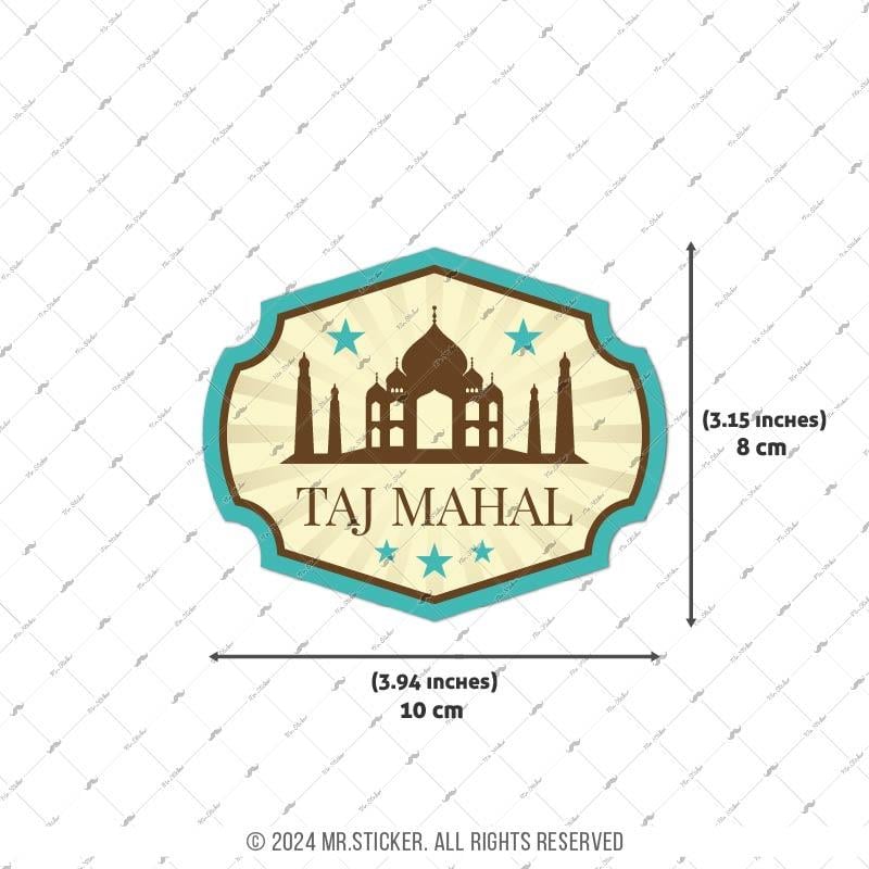 CST41 Taj Mahal Etiketi