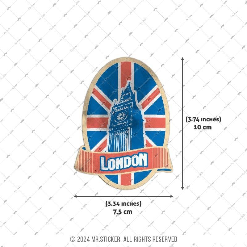 CST6 Eskitme Desenli London Etiketi
