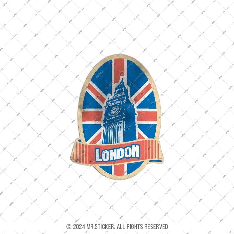 CST6 Eskitme Desenli London Etiketi