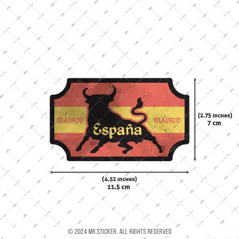 CST7 Eskitme Desenli Ispanya Etiketi