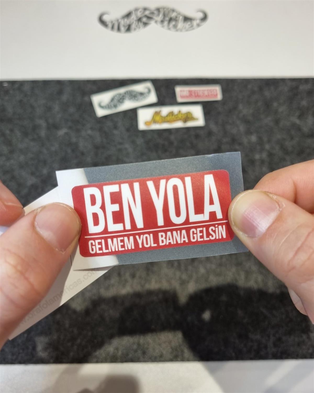 ESP41 V3 Ben Yola Gelmem Yazili Etiket