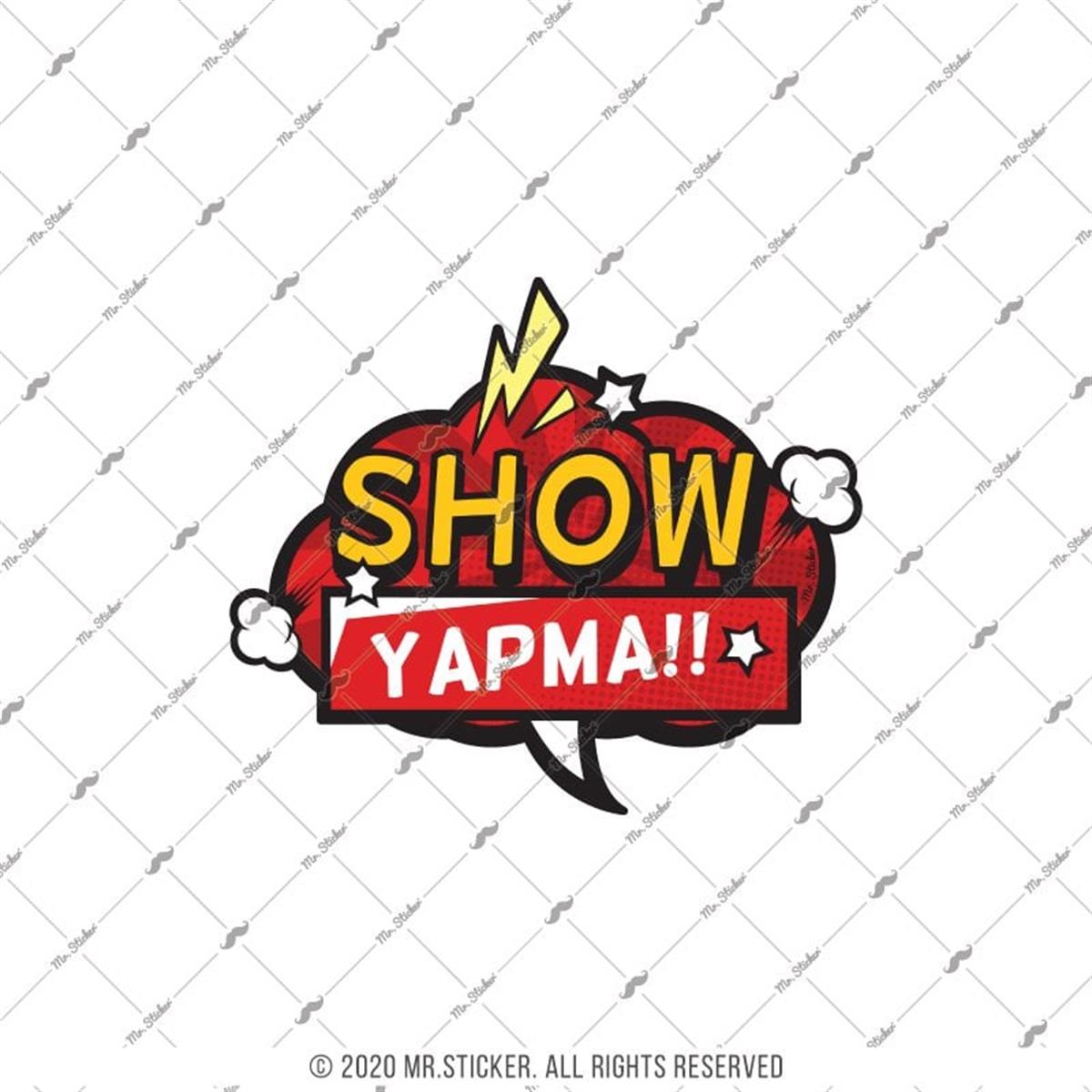 ESP7 Sov Yapma Yazili Cizgi Roman Efekti Etiketi