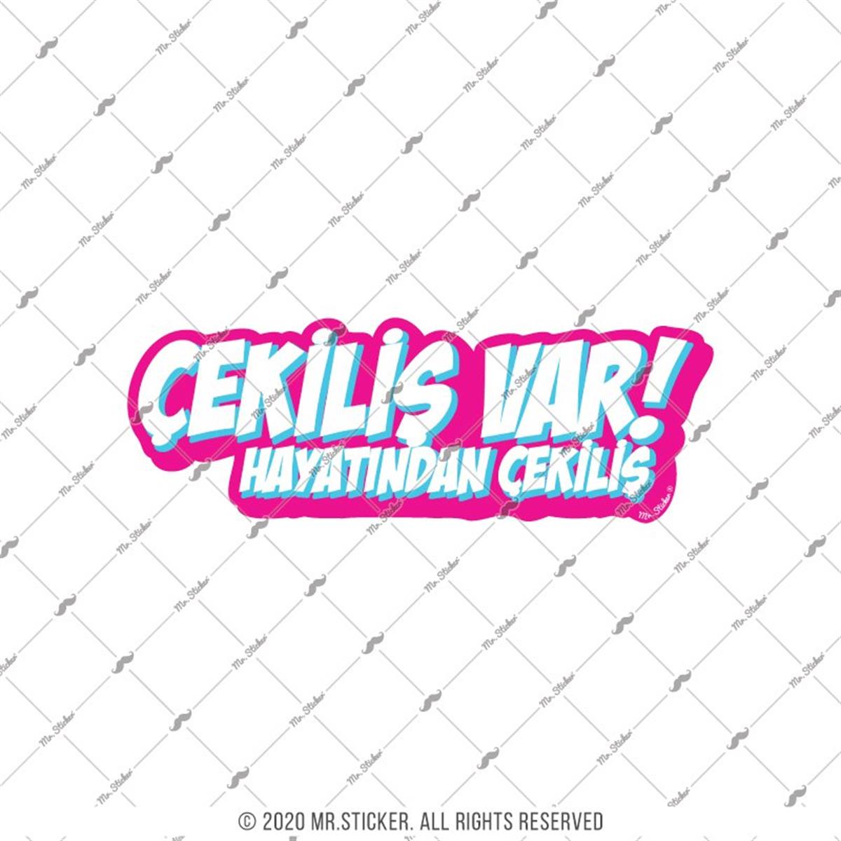 ESP9 Cekilis Var Yazili Cizgi Roman Efekti Etiketi