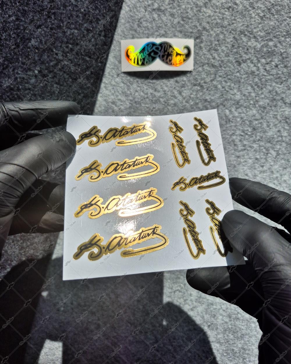 GLD8 Altın Seri Atatürk İmza Seti 9 lı Set