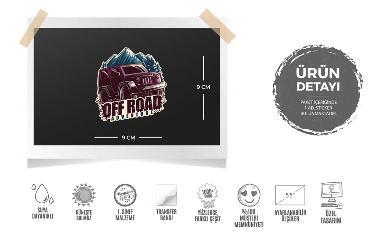 HBG110 Off Road Macerasi Yazili Etiket