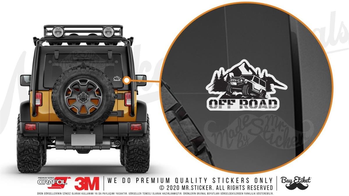 HBG110 Off Road Macerasi Yazili Etiket