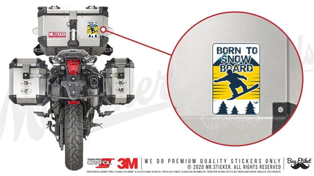HBG50 Snowboard Yapmak Icin Dogmus Etiketi