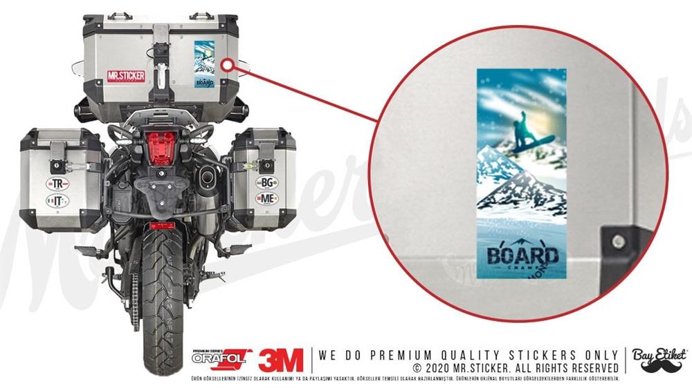HBG53 Snowboard Sampiyonasi Etiketi