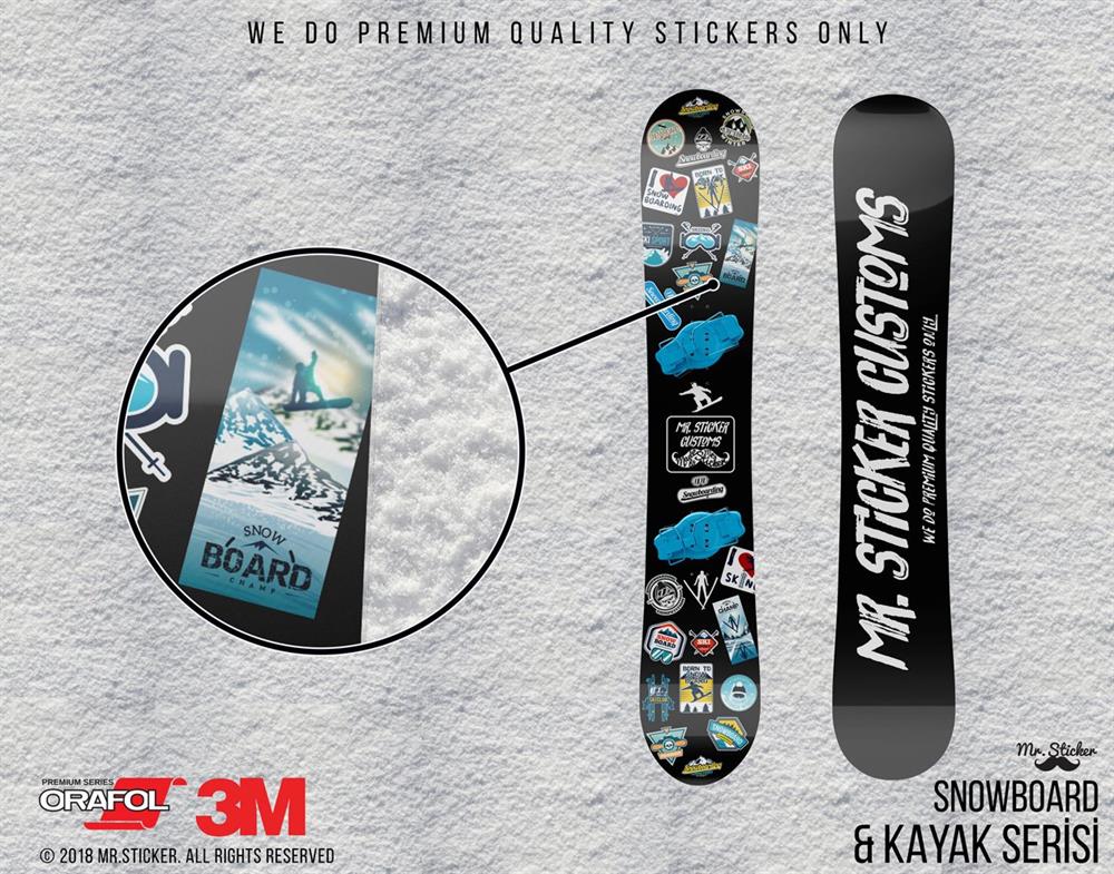 HBG53 Snowboard Sampiyonasi Etiketi