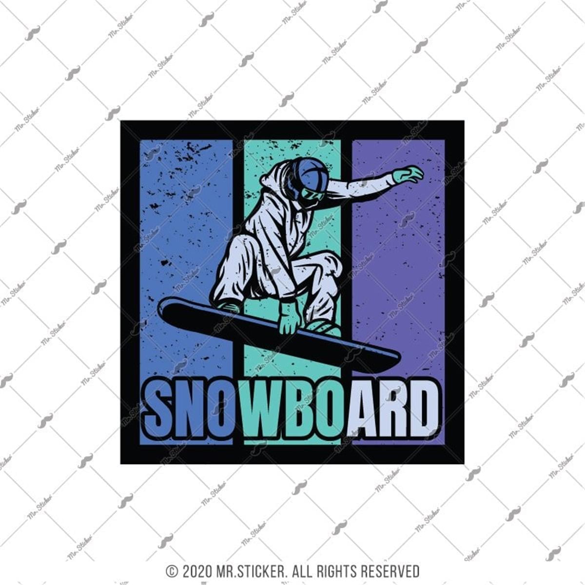 HBG90 Snowboard Yazili Etiket