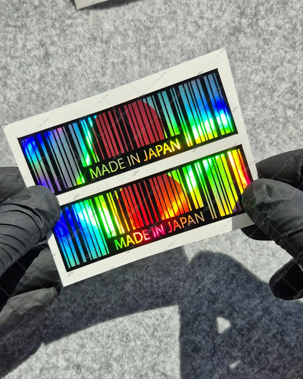 HLG102 Hologram Made In Japan Yazili Barkod Etiketi 2 li Set