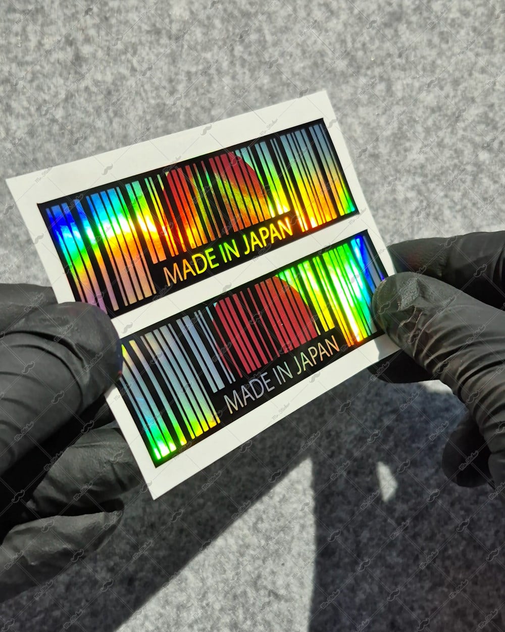 HLG102 Hologram Made In Japan Yazili Barkod Etiketi 2 li Set