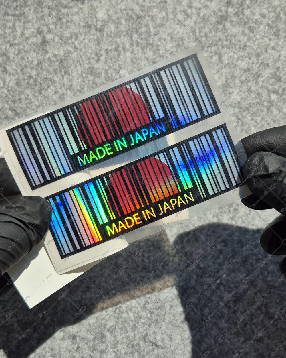 HLG102 Hologram Made In Japan Yazili Barkod Etiketi 2 li Set