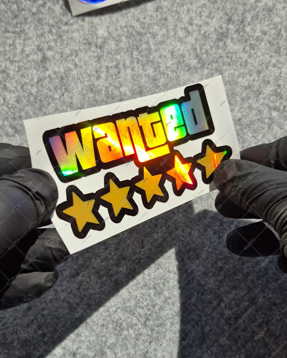 HLG103 Hologram Wanted Yazılı Etiket