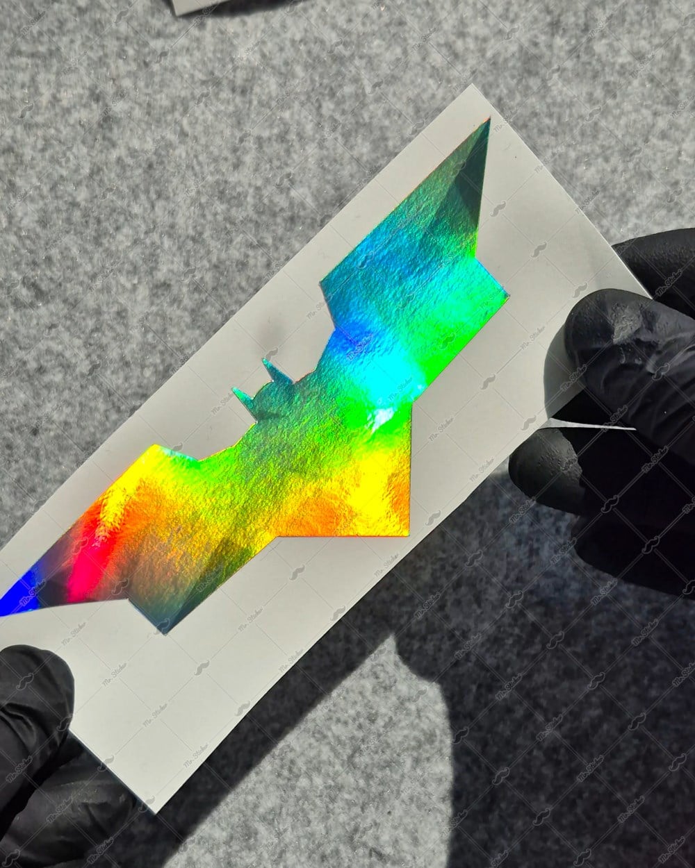 HLG108 Hologram Triangle Yarasa Etiketi