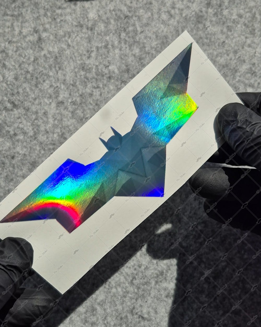 HLG108 Hologram Triangle Yarasa Etiketi
