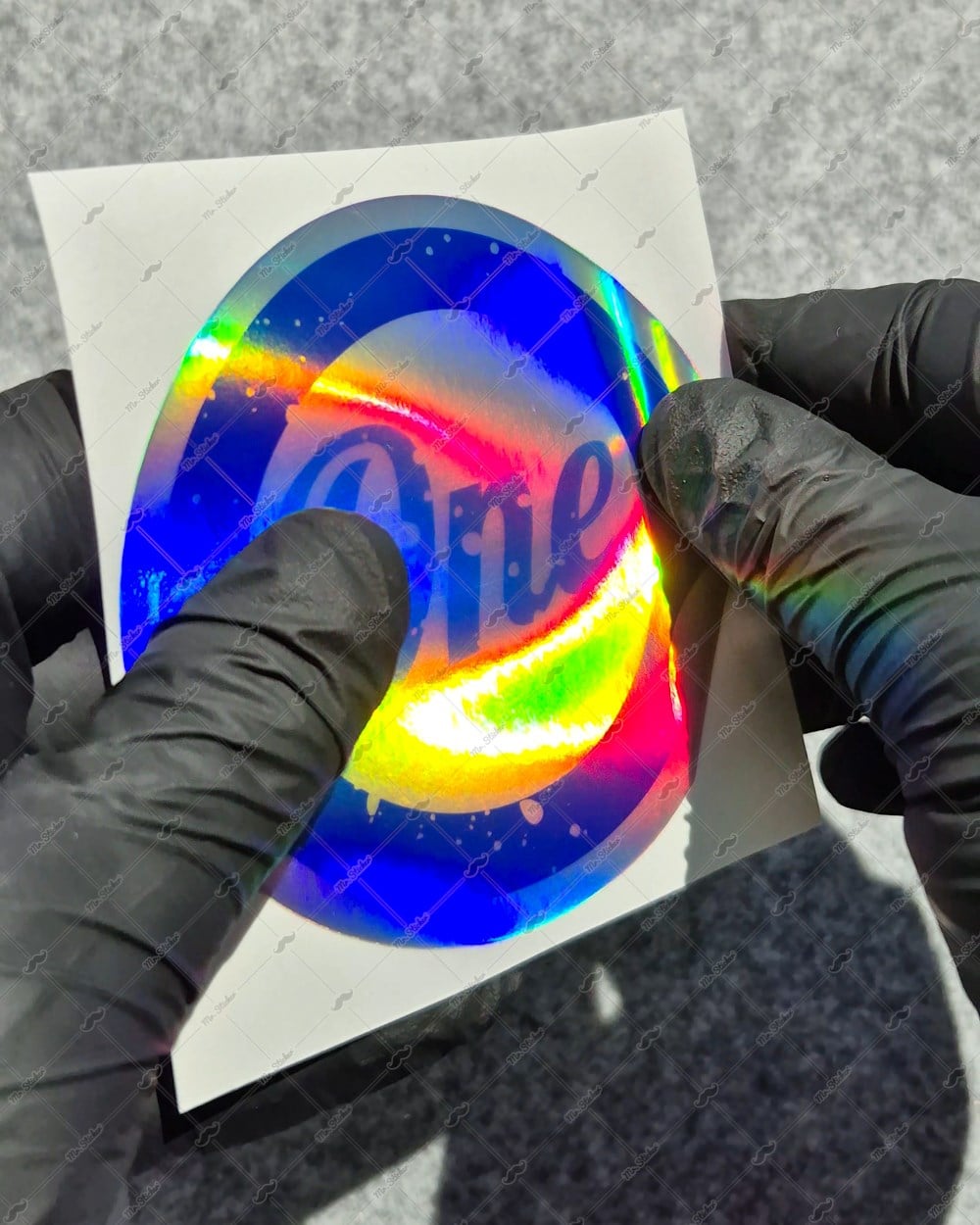 HLG114 Hologram Mavi Renk One Yazılı Etiket