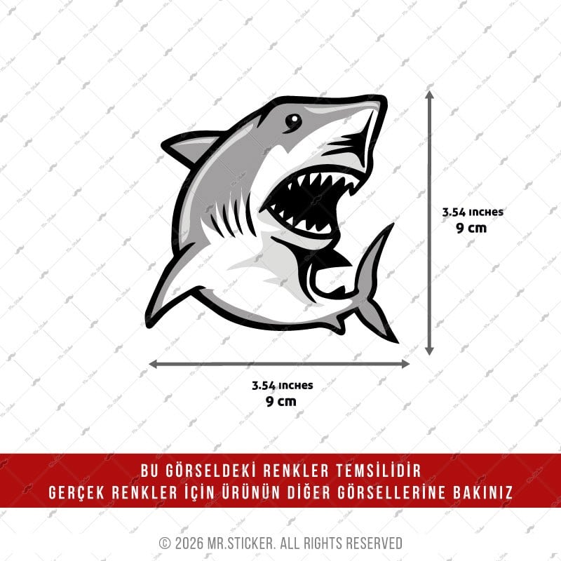 HLG115 Hologram Köpek Balığı Etiket
